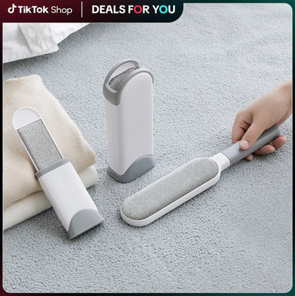 [Hot]Furniture Lint Remover Brushes Double Sided Self Cleaning Loose Hair Catcher for Pet Clothes Sofa Carpet Versatile Use 2 Pack Grooming Deshedding Tool