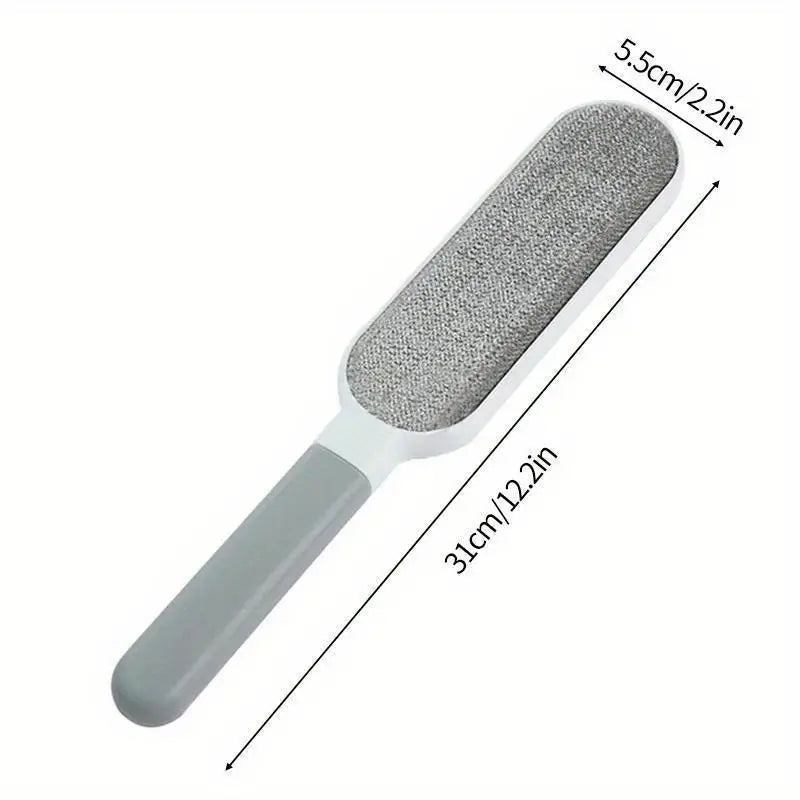 [Hot]Furniture Lint Remover Brushes Double Sided Self Cleaning Loose Hair Catcher for Pet Clothes Sofa Carpet Versatile Use 2 Pack Grooming Deshedding Tool