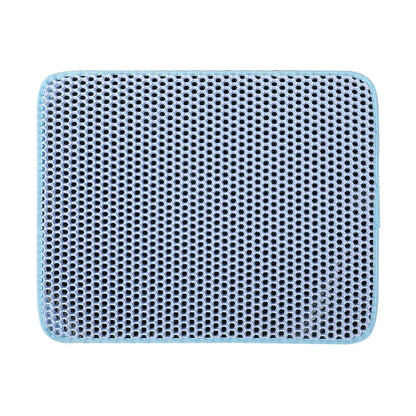 Waterproof Double Layer EVA Cat Litter Mat for Effective Litter Trapping and Easy Cleaning