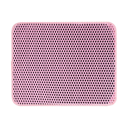 Waterproof Double Layer EVA Cat Litter Mat for Effective Litter Trapping and Easy Cleaning