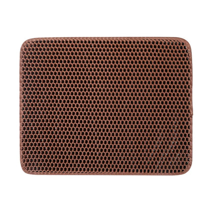 Waterproof Double Layer EVA Cat Litter Mat for Effective Litter Trapping and Easy Cleaning
